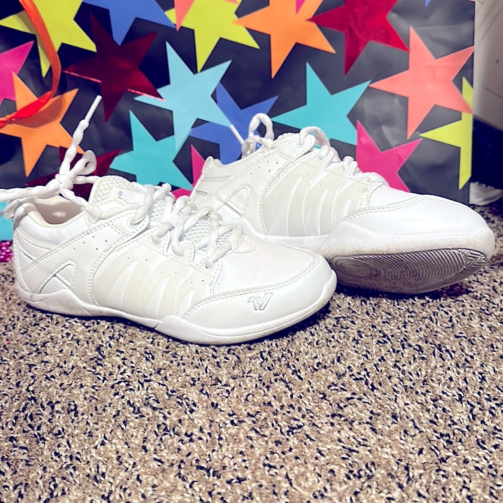 White Varsity Charge Cheer Shoes